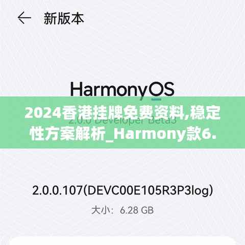 2024香港挂牌免费资料,稳定性方案解析_Harmony款6.980