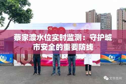 蔡家渡水位实时监测:守护城市安全的重要防线