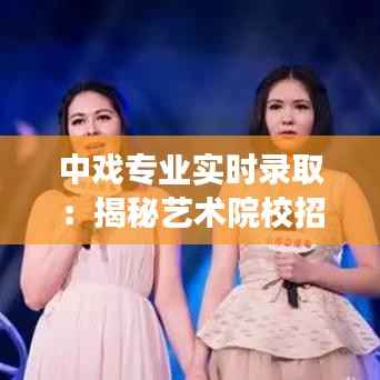 中戏专业实时录取:揭秘艺术院校招生背后的故事