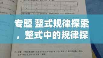 专题 整式规律探索,整式中的规律探究题公式答案